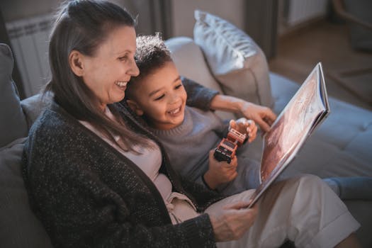 working mother enjoying a moment of peace