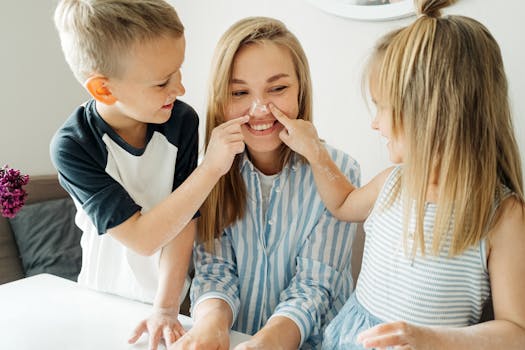 family enjoying time together