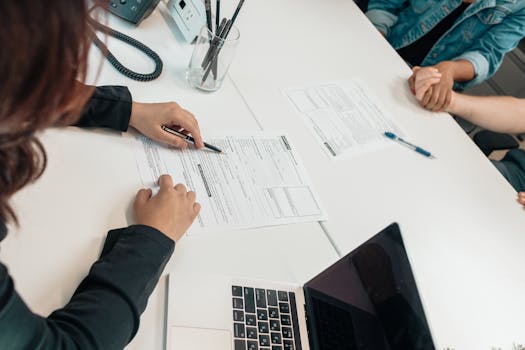 image of a woman successfully managing work and family