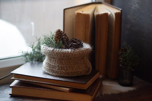 Cozy reading nook with soft lighting